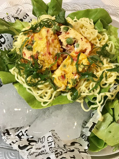 具沢山卵焼きのせ冷やし塩とんこつらーめん-レシピのメイン写真