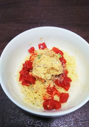 レンジで簡単！ツナ卵冷やし麺-レシピのメイン写真