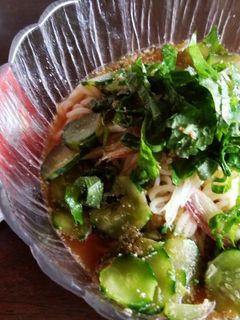 冷や汁風ラーメン-レシピのメイン写真