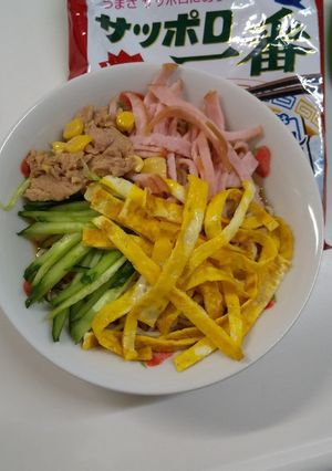 サッポロ一番で冷し中華-レシピのメイン写真