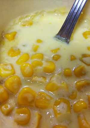 簡単美味・つぶつぶコーンのクリーム炒め-レシピのメイン写真