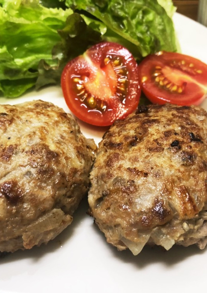 簡単！豆腐でふわふわ えのきハンバーグ-レシピのメイン写真