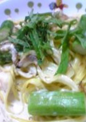 簡単!クリームパスタ!-レシピのメイン写真