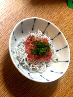しらすとトマトのおつまみ-レシピのメイン写真