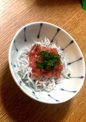 しらすとトマトのおつまみ-レシピのメイン写真