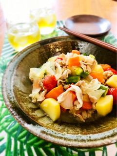 エスニックな彩り野菜の塩肉じゃが-レシピのメイン写真