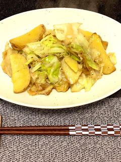 じゃがいもとキャベツのコンソメ炒め-レシピのメイン写真