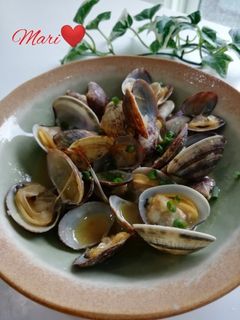 あさりの酒蒸し〜ガーリック醤油バター味〜-レシピのメイン写真