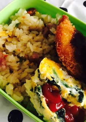 ピラフ弁当-レシピのメイン写真