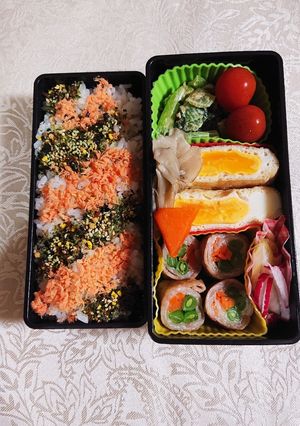 豚肉の野菜巻きと他のお野菜を入れました-レシピのメイン写真