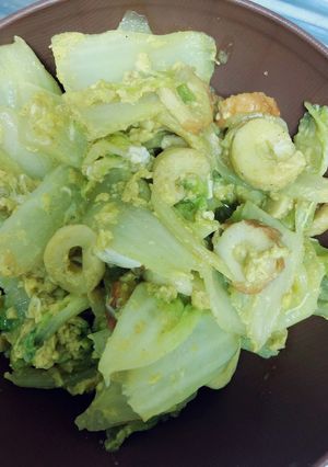 白菜と竹輪の炒め物 ダイエット中にも-レシピのメイン写真