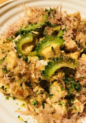 鶏肉と厚揚げの煮込みしあげのチャンプルー-レシピのメイン写真