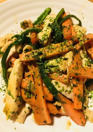 鶏肉とズッキーニ＆ピーマンのしょう油炒め-レシピのメイン写真