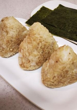 鰹節香る！我が家の焼きおにぎり-レシピのメイン写真