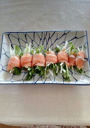 スモークサーモンの野菜巻き-レシピのメイン写真