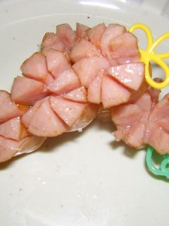 お弁当・ウインナーの飾り切りⅡ♪-レシピのメイン写真