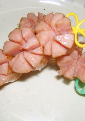 お弁当・ウインナーの飾り切りⅡ♪-レシピのメイン写真