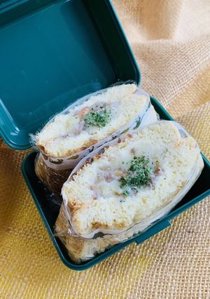 オッサン飯シリーズ②余った物サンド-レシピのメイン写真