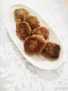 簡単!豚キムチハンバーグ-レシピのメイン写真