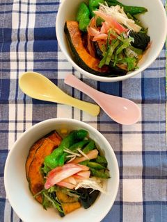 夏野菜の揚げ浸し丼-レシピのメイン写真