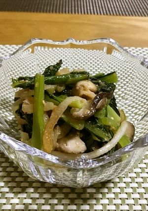小松菜と玉ねぎのナムル-レシピのメイン写真
