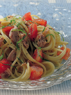 トマトと青じその冷製パスタ-レシピのメイン写真