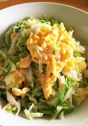 キャベツと卵の炒め物-レシピのメイン写真