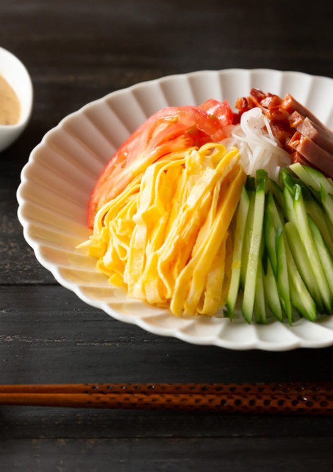 胡麻ドレで！簡単冷やし中華風ビーフン-レシピのメイン写真