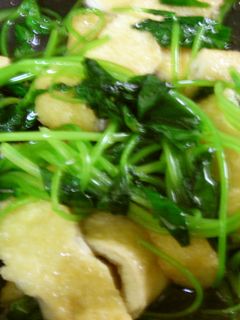 三つ葉と油揚げの炒め煮-レシピのメイン写真