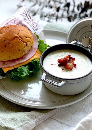 優しい味*白菜のポタージュ白味噌仕立て-レシピのメイン写真