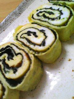 のりをクルクルしっとり甘~い卵焼き☆-レシピのメイン写真
