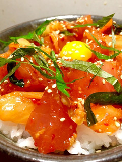 マグロとキムチの醤油こうじ丼-レシピのメイン写真
