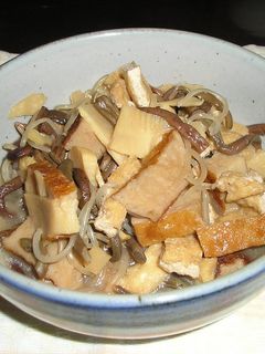懐かしい味・筍とぜんまいの煮物-レシピのメイン写真