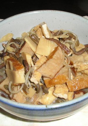 懐かしい味・筍とぜんまいの煮物-レシピのメイン写真