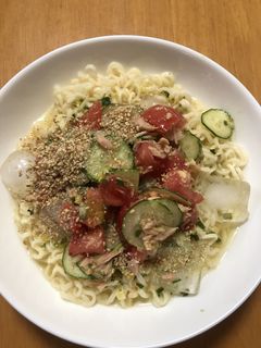 サッポロ一番 塩トマト冷やしラーメン-レシピのメイン写真