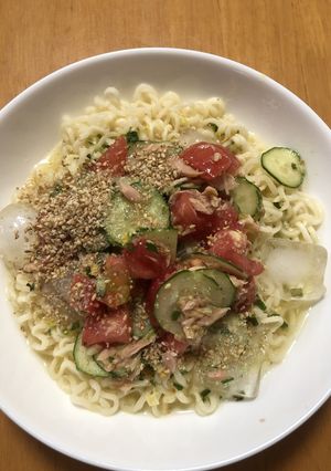 サッポロ一番 塩トマト冷やしラーメン-レシピのメイン写真