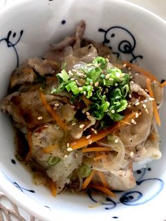塩ダレで豚丼。-レシピのメイン写真