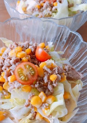 豚ひき肉とコーンの豆乳味噌冷麺-レシピのメイン写真