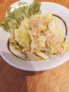 キャベツとツナのホットサラダ-レシピのメイン写真