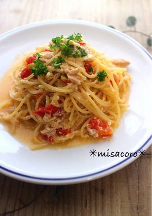ｍレンジで！カッテージとツナトマトパスタ-レシピのメイン写真