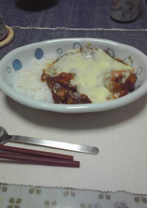 柔らかｽﾍﾟｱﾘﾌﾞﾁｰｽﾞｶﾚｰ♪-レシピのメイン写真