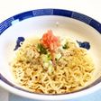 ネギシーチキンのせ酸辣湯麺風冷ラーメン