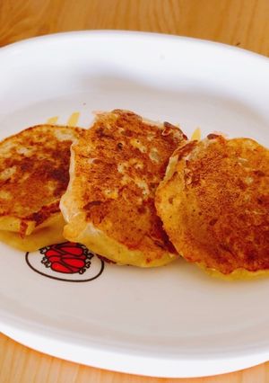 離乳食にも◎バナナと豆腐のパンケーキ-レシピのメイン写真