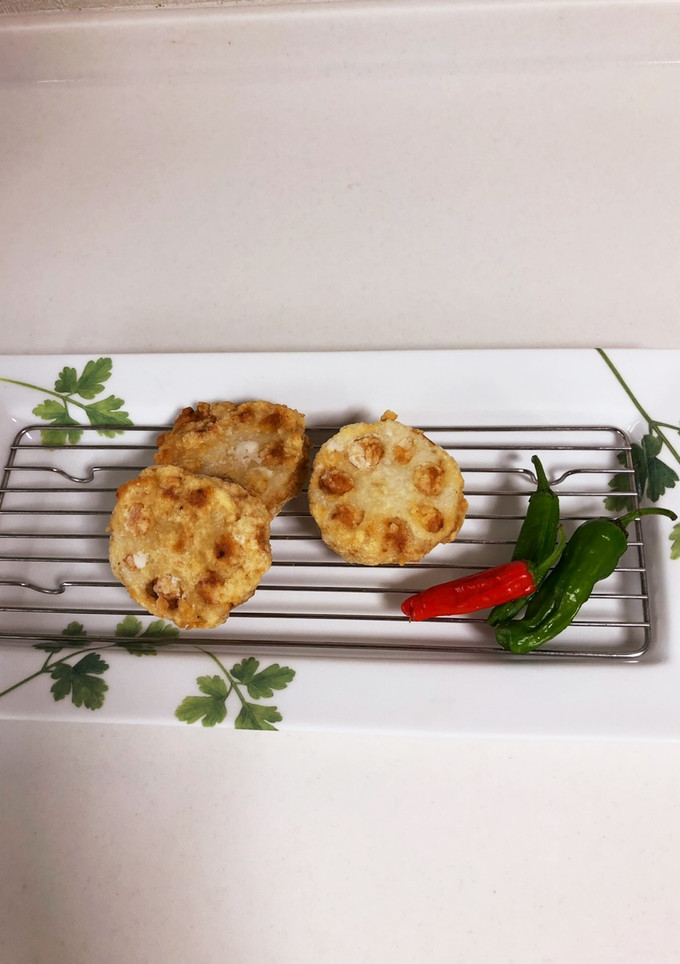 蓮根の辛子 はさみ揚げ-レシピのメイン写真
