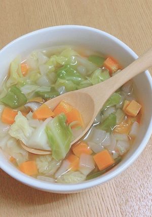 世界一簡単な野菜スープ-レシピのメイン写真
