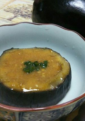 丸ナスの胡麻味噌田楽！-レシピのメイン写真