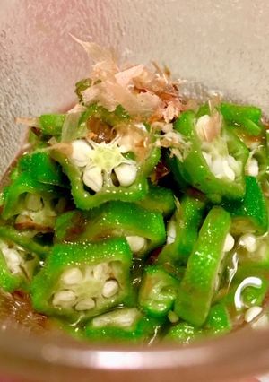 オクラのひとてま酢かけ-レシピのメイン写真