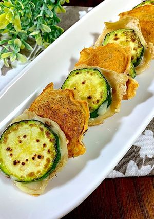 ズッキーニのカリカリチーズ焼き-レシピのメイン写真