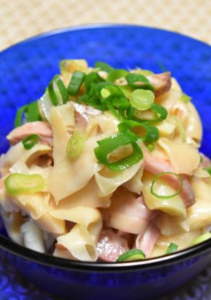 たけのことチャーシューの和え物-レシピのメイン写真