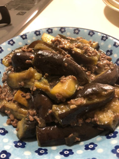 ナスの挽肉炒め-レシピのメイン写真